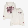 Hoodie - Rückenprint - weiß
