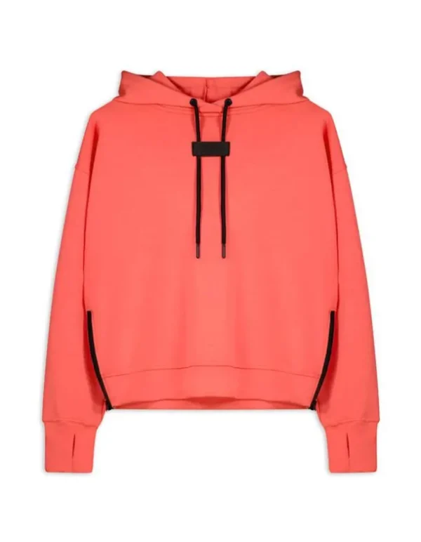 Hoodie - Soft-Touch - hellrot