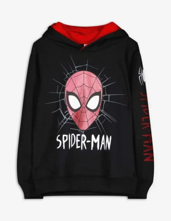 Hoodie - Spiderman - schwarz