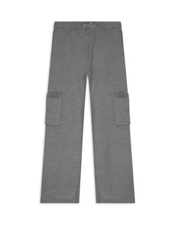 Hose - Aufgesetze Taschen - grau