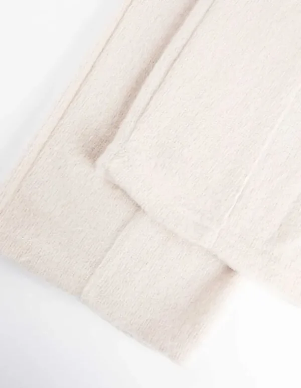 Hose - Bundfalte - beige