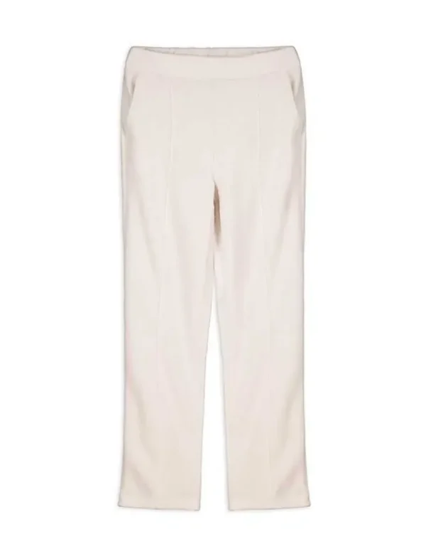 Hose - Bundfalte - beige