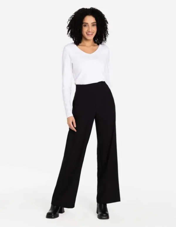 Hose - Jersey - schwarz