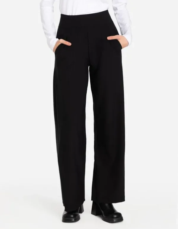 Hose - Jersey - schwarz