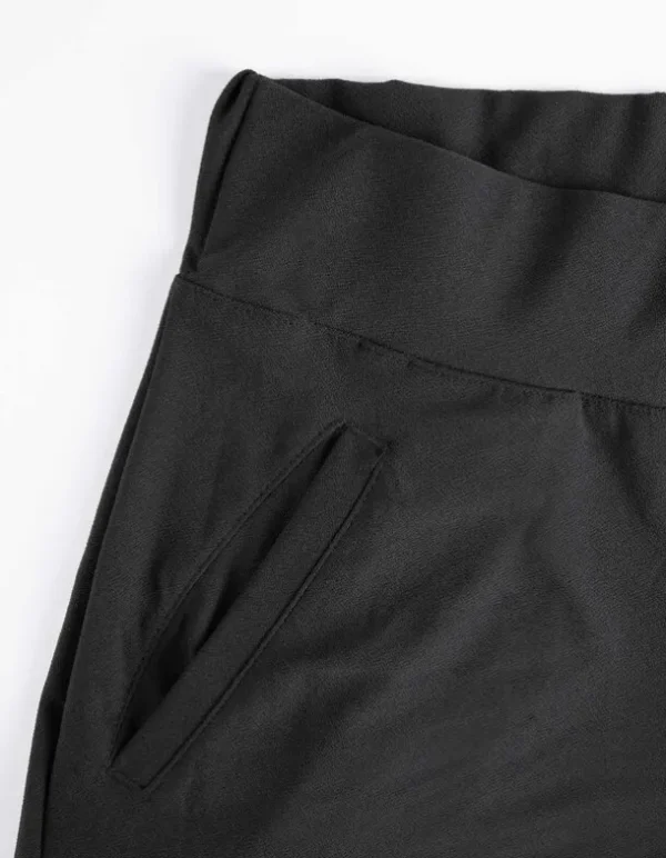 Hose - Jersey - schwarz