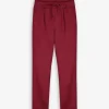 Hose - Regular Fit - dunkelrot