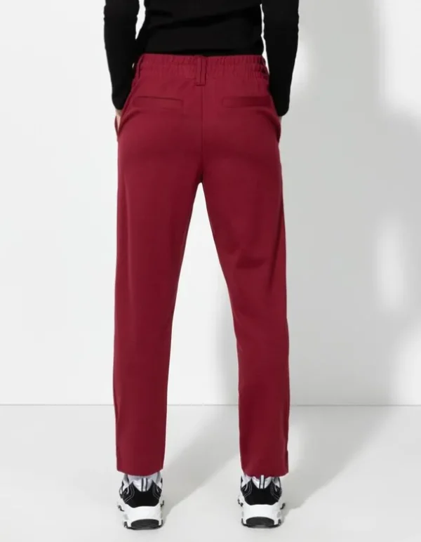 Hose - Regular Fit - dunkelrot