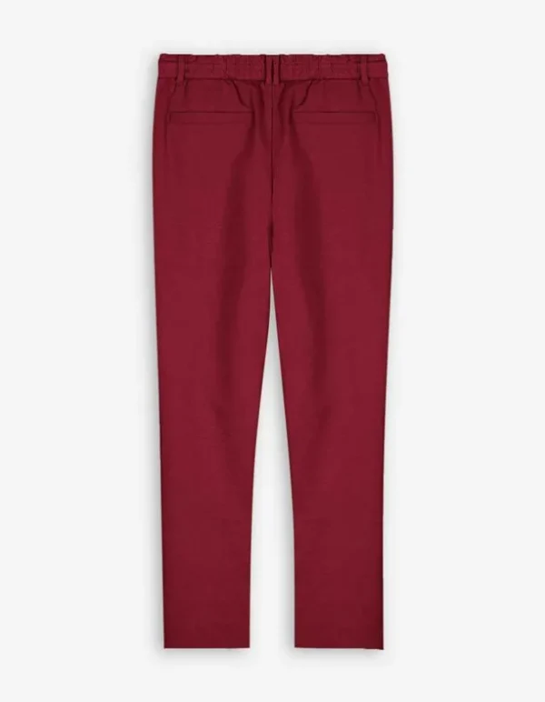Hose - Regular Fit - dunkelrot