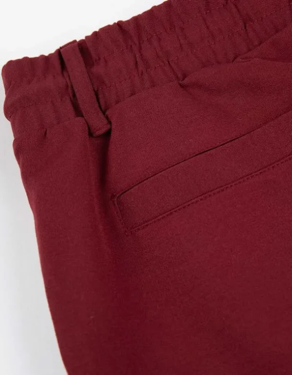 Hose - Regular Fit - dunkelrot