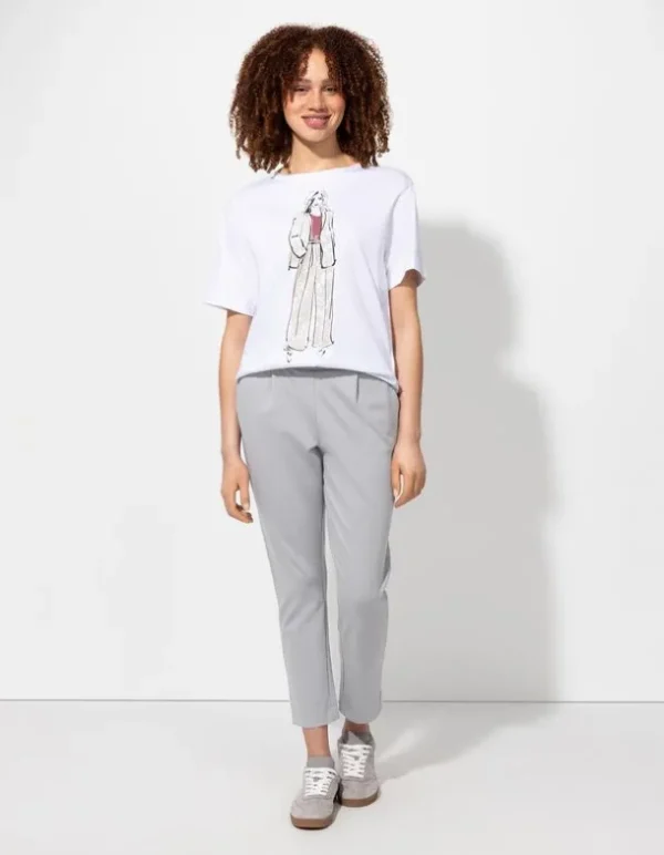 Hose - Regular Fit - grau