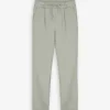 Hose - Regular Fit - grün