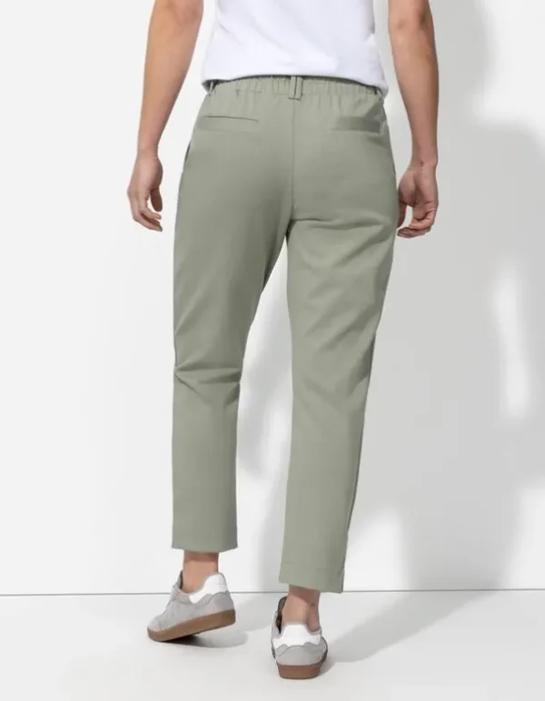 Hose - Regular Fit - grün