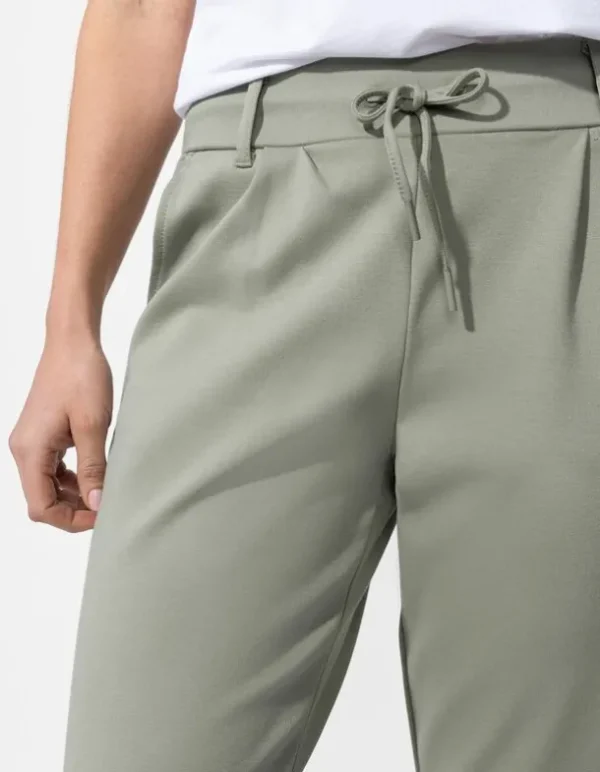 Hose - Regular Fit - grün