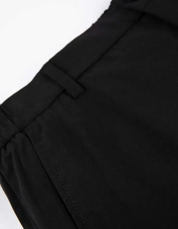 Hose - Regular Fit - schwarz