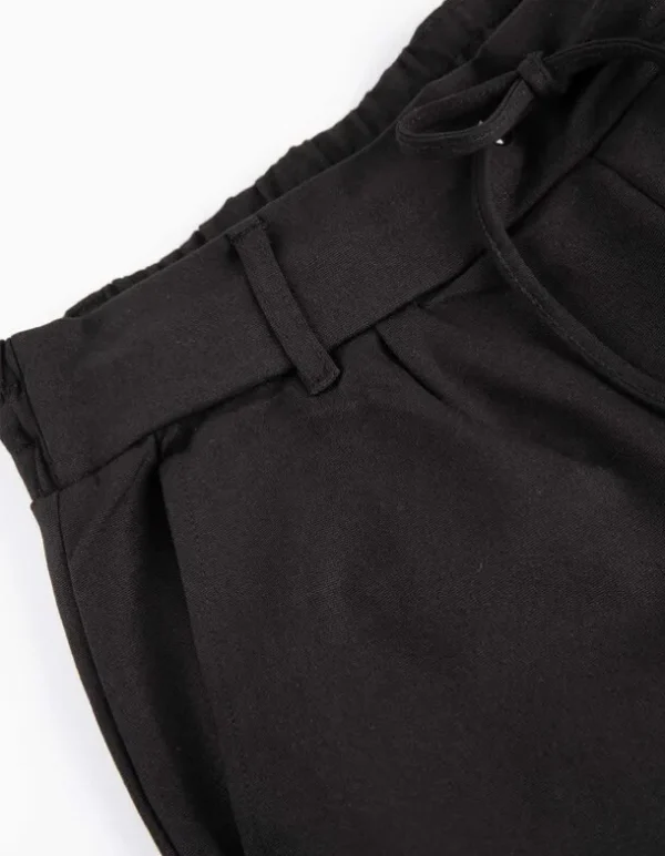 Hose - Regular Fit - schwarz