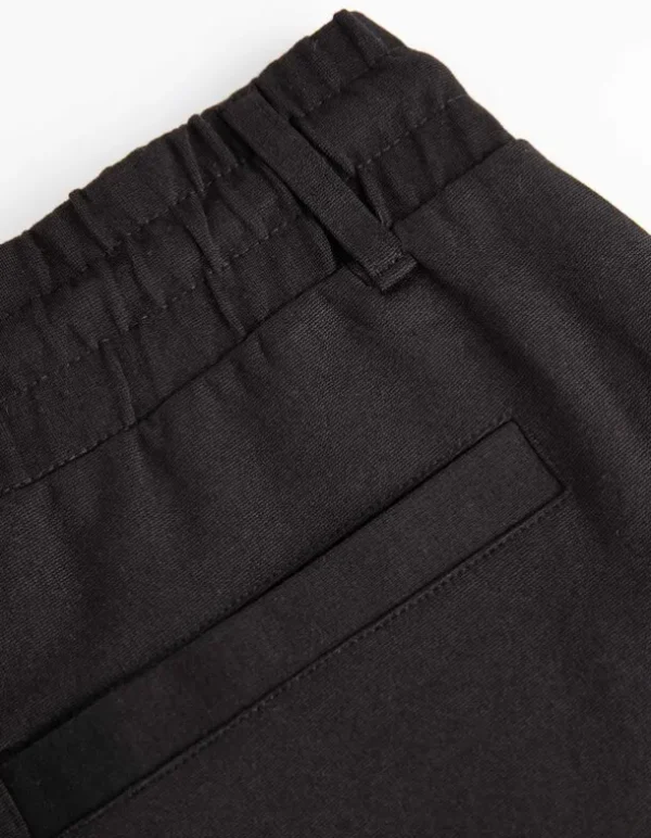 Hose - Regular Fit - schwarz