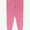 Hose - Rippstrick - pink