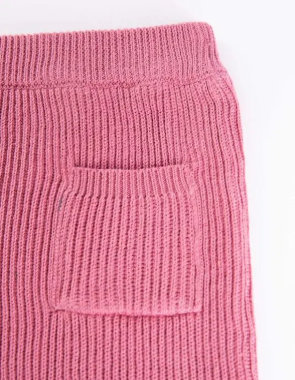 Hose - Rippstrick - pink