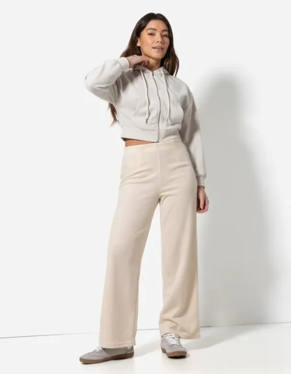 Hose - Straight Fit - beige