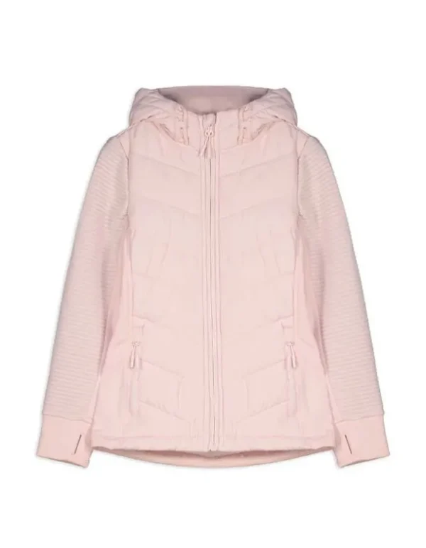 Jacke - einfarbig - rosa