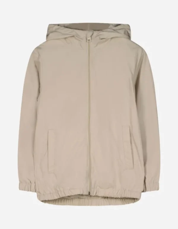 Jacke - Kapuze - beige