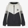 Jacke - Mehrfarbiges Design - weiß