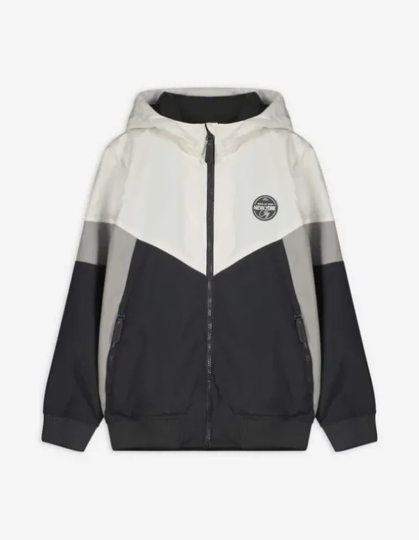 Jacke - Mehrfarbiges Design - weiß