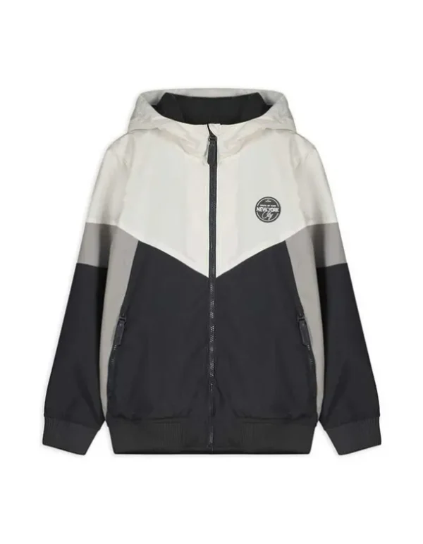 Jacke - Mehrfarbiges Design - weiß