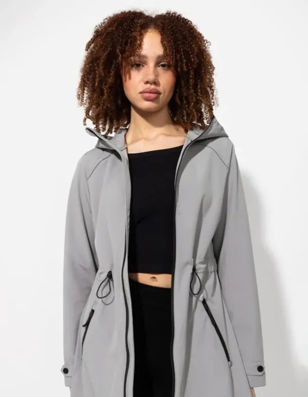 Jacke - Wasserabweisend - grau