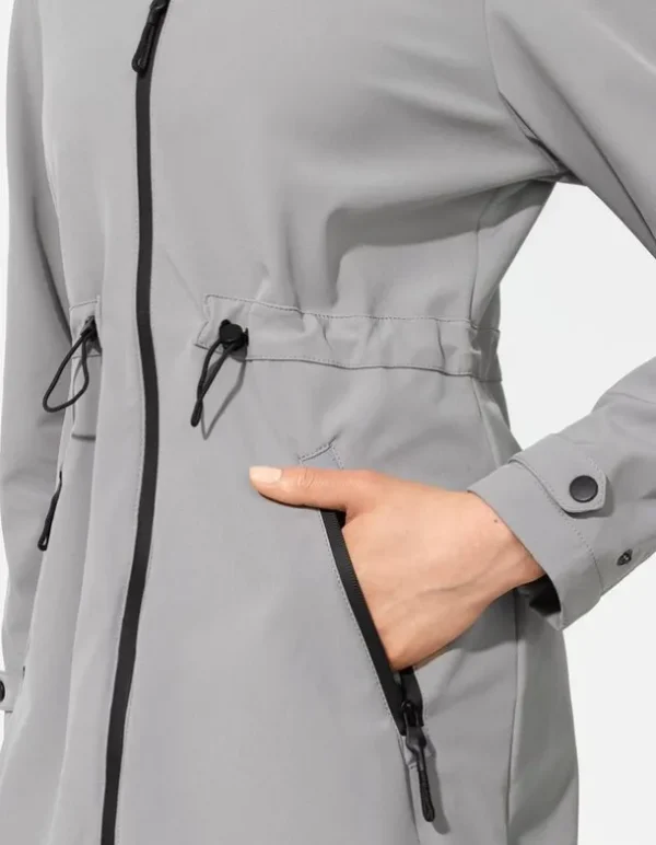 Jacke - Wasserabweisend - grau