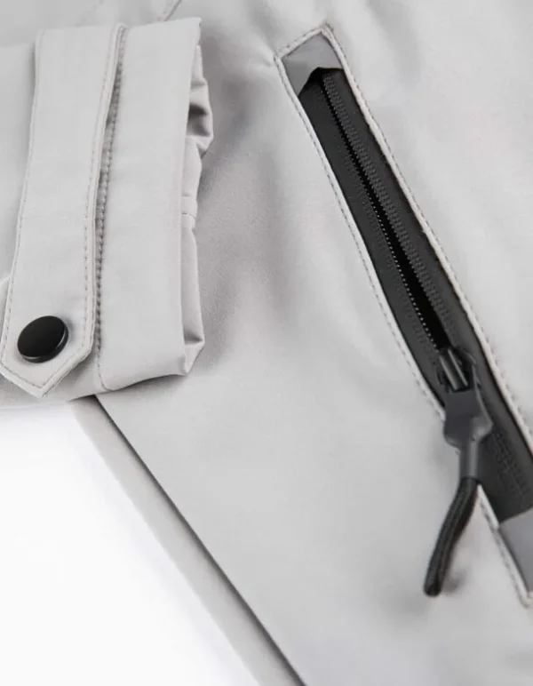 Jacke - Wasserabweisend - grau