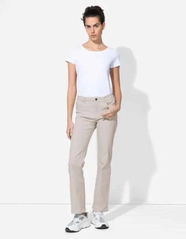 Jeans - Bootcut Fit - beige