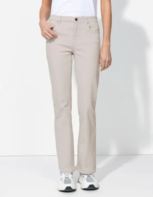Jeans - Bootcut Fit - beige