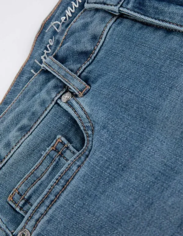 Jeans - Bootcut Fit - blau