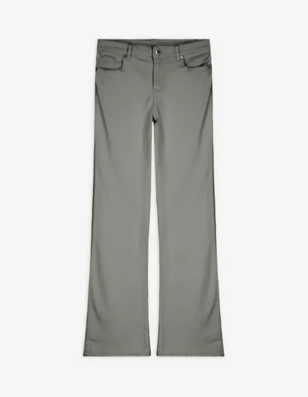 Jeans - Bootcut Fit - dunkelgrün
