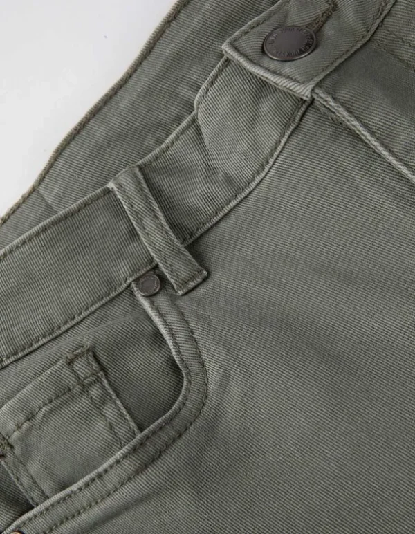 Jeans - Bootcut Fit - dunkelgrün