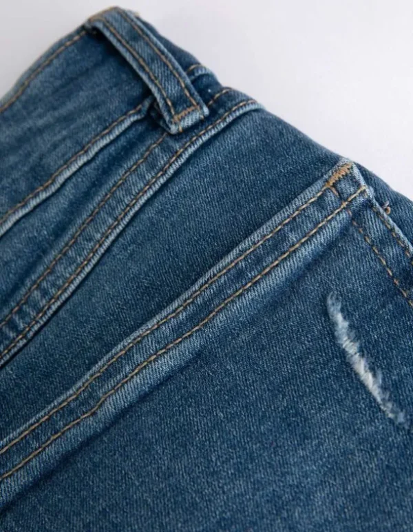 Jeans - Girlfriend Fit - blau