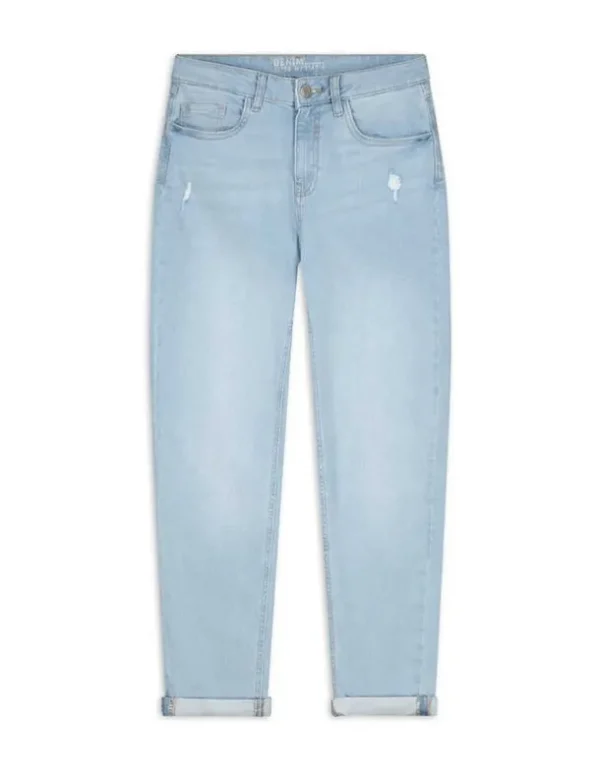 Jeans - Girlfriend Fit - hellblau