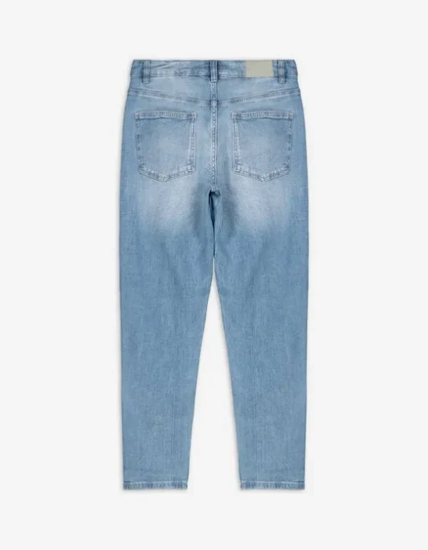 Jeans - Mom Fit - blau