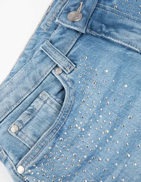 Jeans - Mom Fit - blau