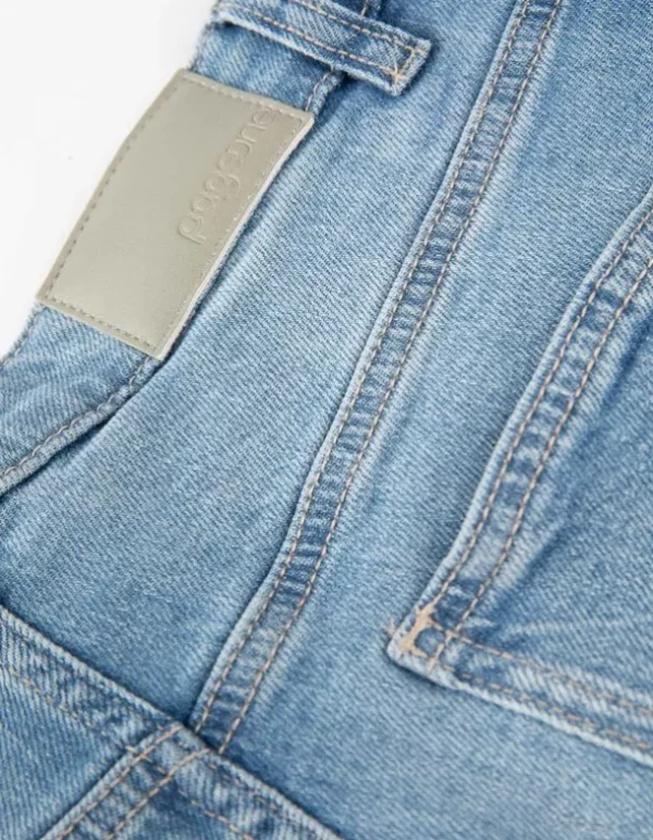 Jeans - Mom Fit - blau