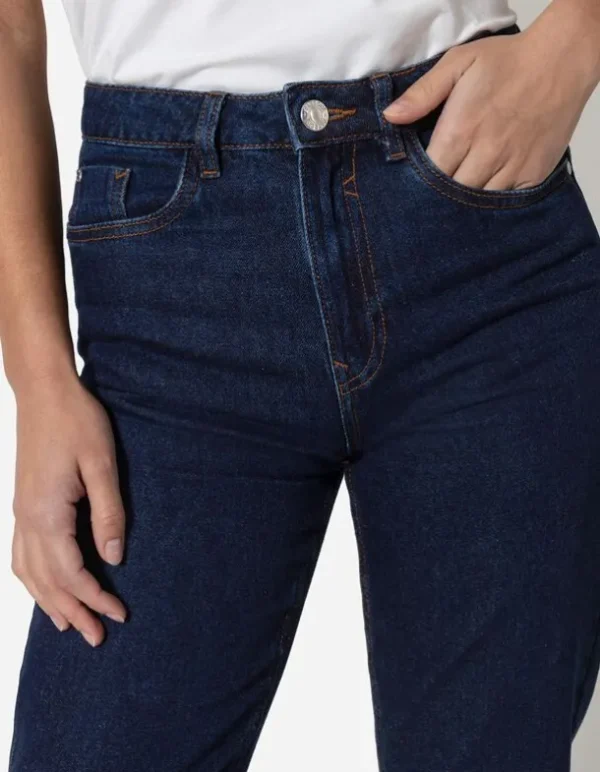 Jeans - Mom Fit - dunkelblau