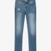 Jeans - Skinny Fit - blau