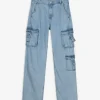 Jeans - Straight Fit - blau