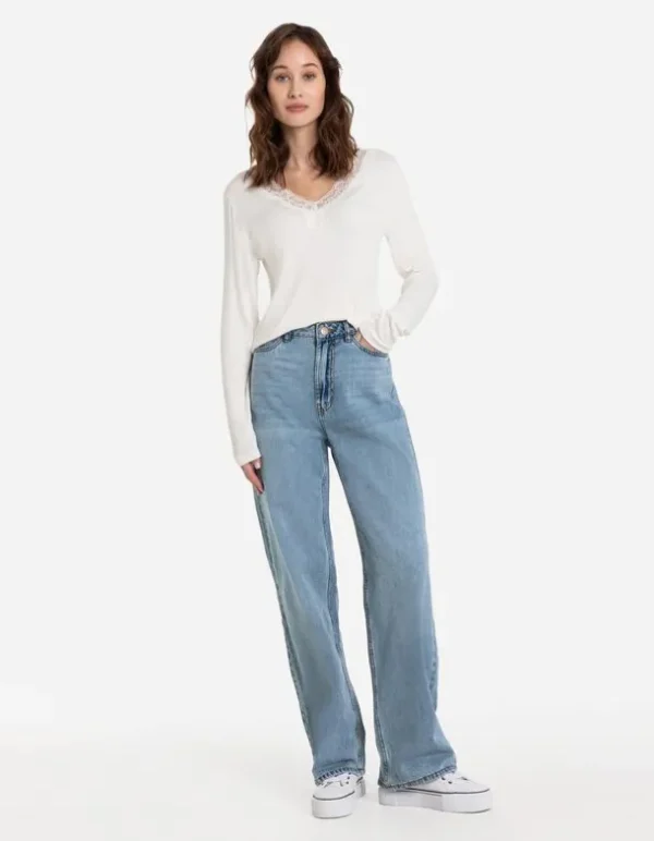 Jeans - Straight Fit - blau