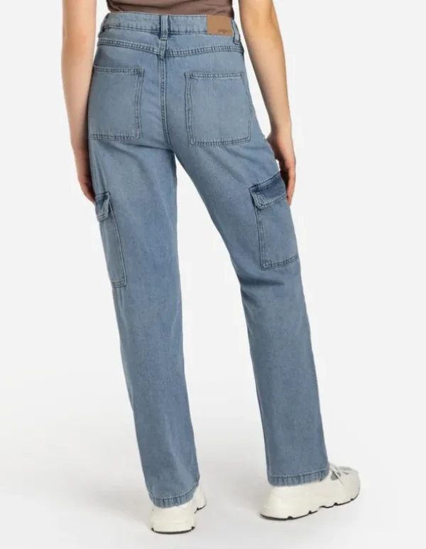 Jeans - Straight Fit - blau