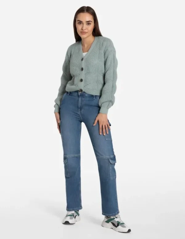 Jeans - Straight Fit - blau