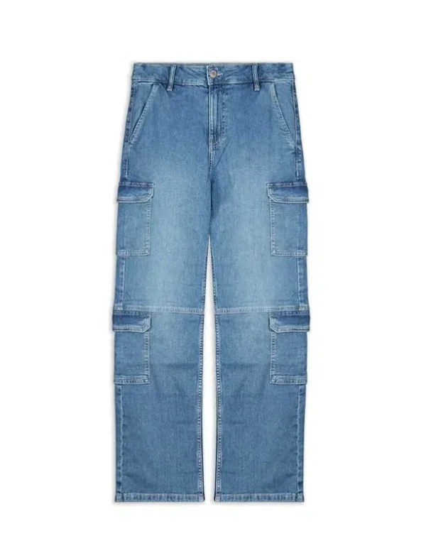 Jeans - Straight Fit - blau