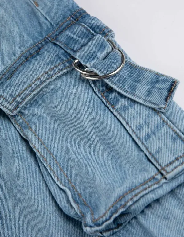 Jeans - Straight Fit - blau