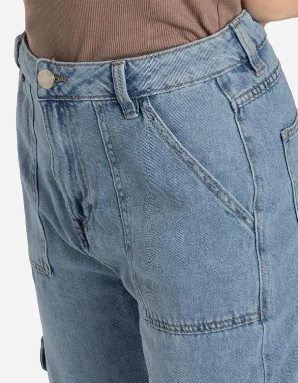 Jeans - Straight Fit - blau